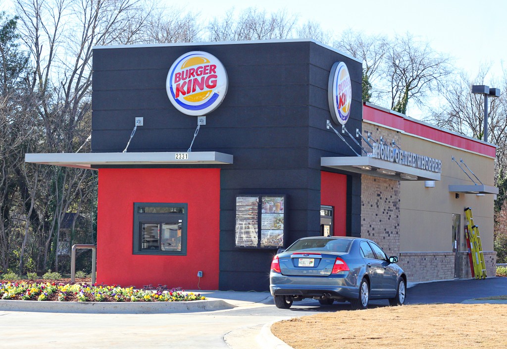 Site Plan Design for 14 Burger King Restaurants, Various Cities in North Alabama