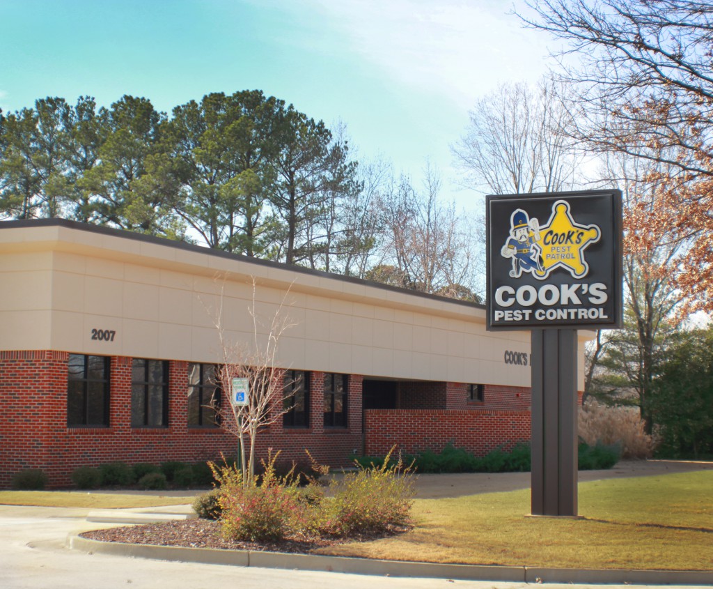 Site Plan Design for 5 Cook’s Pest Control Sites, Alabama